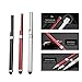 Tek Styz PRO Stylus + Pen Works for Samsung Galaxy S4 Zoom with Custom High Sensitivity Touch and Black Ink! [3 Pack - Silver Red Black]