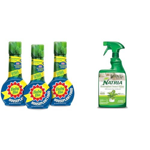 Baby Bio Houseplant Food, Concentrado Líquido 5.9 Oz 3-Pack
