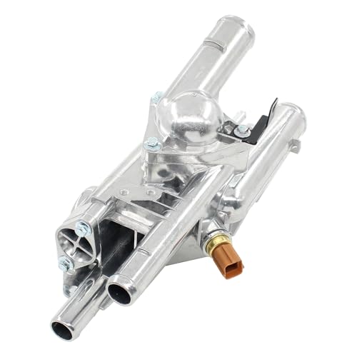 Roneeson Aluminum Engine Coolant Thermostat Housing Assembly for Hyundai Sonata 2008-2010, Kia Optima 2009-2010, Rondo 2008-2010