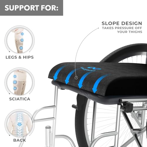 Everlasting Comfort WHEELCHAIR CUSHION Gel Seat Cushion For Seniors And Adults thumb #4