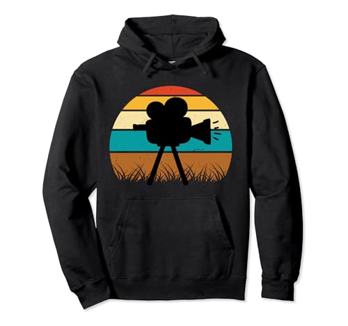 Filmmaker - Funny Film Director Retro Sunset Movie Maker Sudadera con Capucha