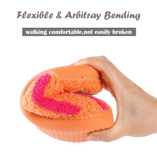 Women's Men's Happy Face Heart-shaped Cat Slippers - Retro Leopard Print, Memory Foam, Soft Plush, Warm, Anti-Slip Home Shoes2