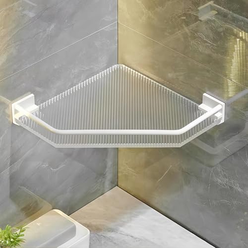 Estante esquinero impermeable para ducha y cocina, organizador de almacenamiento de 2 niveles que ahorra espacio, estante de baño multiusos para uso doméstico, acabado negro