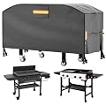 EVRBUL Outdoor Flat Top Gas Grill Cover Compatible with Blackstone 36" Griddle Cooking Station, Waterproof 420D 3-4 Burner Griddle Cover, Outdoor 36" Griddle Cover with Air Vent 67" L x 27" W x 30" H