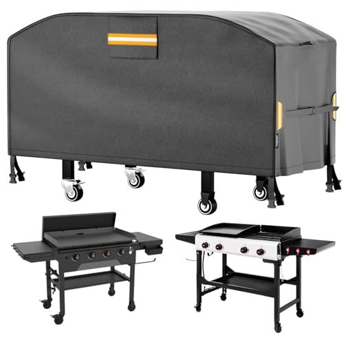 EVRBUL Outdoor Flat Top Gas Grill Cover Compatible with Blackstone 36" Griddle Cooking Station, Waterproof 420D 3-4 Burner Griddle Cover, Outdoor 36" Griddle Cover with Air Vent 67" L x 27" W x 30" H