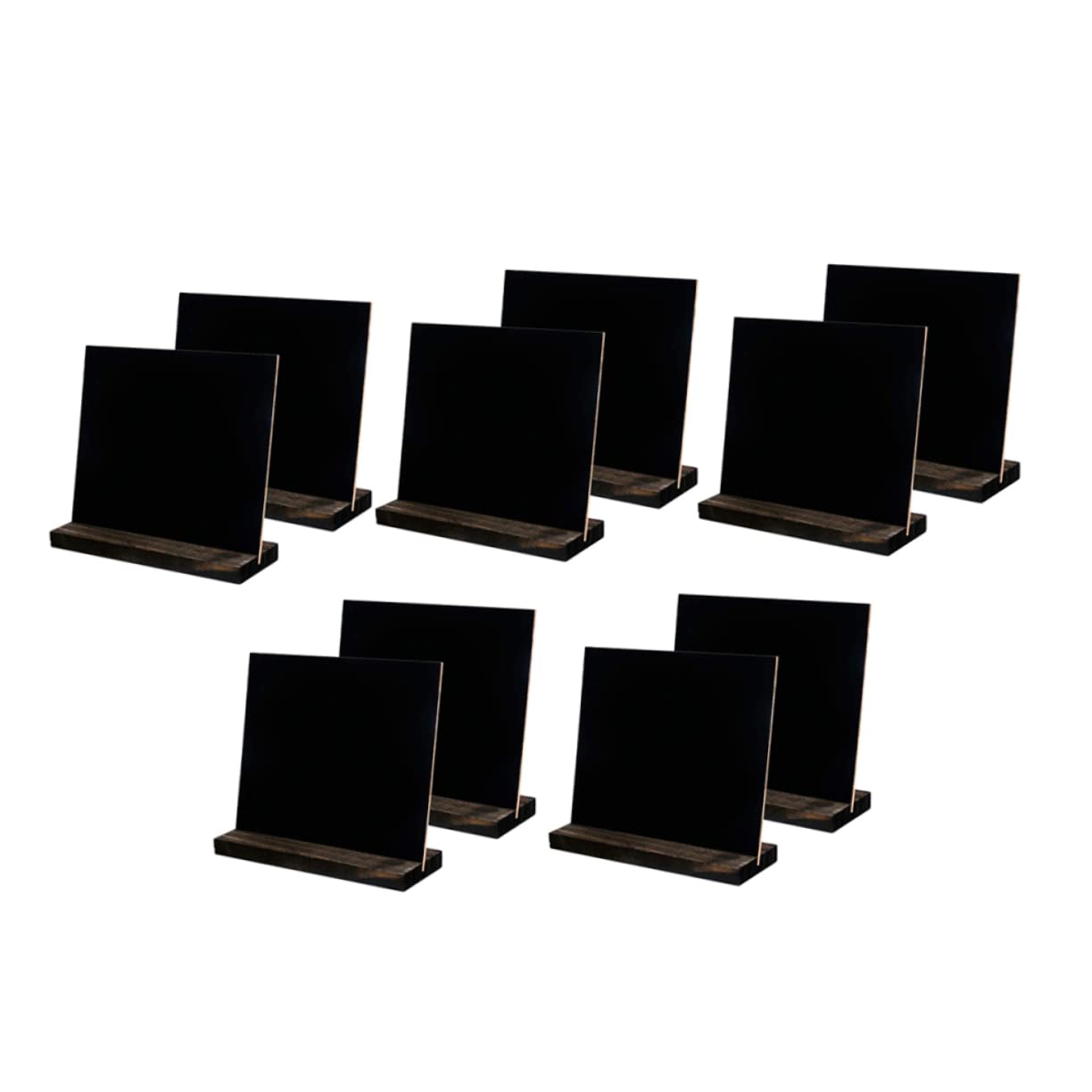 10 Kleiner Tafeln 13x15cm aus Mdf, Schwarz für Tafeldekoration