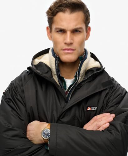 Superdry Robe ABRIGO Mixte en Maille Légère Automne Hiver