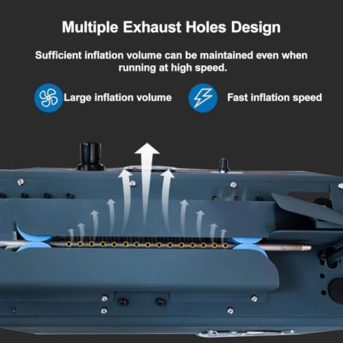 Machine à coussin d'air, 15 m/min, équipement d'emballage gonflable automatique professionnel pour la logistique et l'expédition express, vitesse et volume d'air réglables
