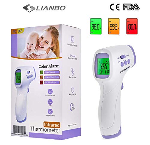 image for LIANBO IR Non-Contact Professional Medical Grade Infrared Thermometer 