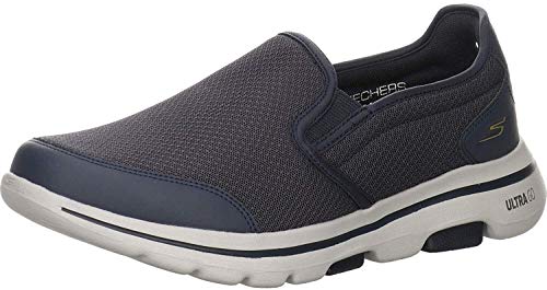skechers go walk leather slip on