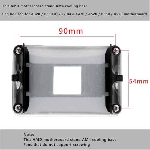 Image of AM4 Backplane Back Durable CPU Heatsink Bracket CPU Fan Cooling Mounting Sheet Plate for AM4 AMD Socket