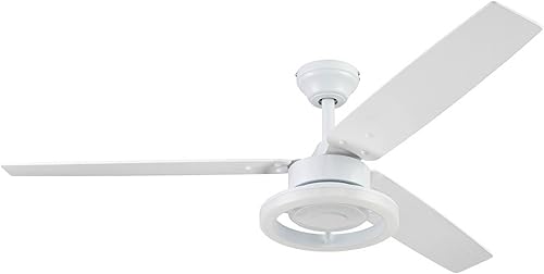 Miniatura 14 de Prominence Home Octavia - Ventilador de techo LED de estilo industrial de 52 pulgadas con luz, control remoto, opciones de montaje duales, 5