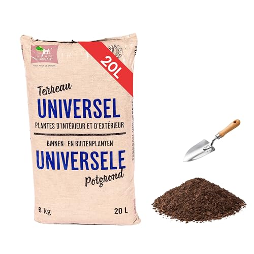 LA PLAINE CHASSART - La Plaine Chassart - Terreau Universel 20L - Pour Toutes Les Variétés de Plantes - Idéal pour Petits Espaces, Jardin, Terrasse, Potager - Palmier, Plantes Grasses, Semis, Bonsai, Légumes, Cactus…