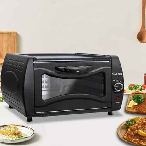 Mini Oven 15L Chapati Roti Maker, 2100W Electric Grill Pizza Oven for Roasting, Baking, Grilling, Tabletop Multi Fuction Cooker with Adjustable Temperature - Image 6