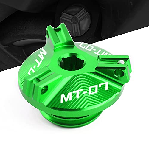 Para Yamaha MT07 MT-07 FZ07 MT 07 2014-2020 Tampa de enchimento de óleo de alumínio CNC M203.0
