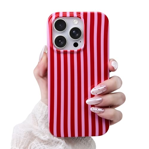SleekCover Cute Striped Case for iPhone 14 Pro Max 6.7