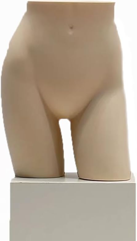 Women's Inner Garment Display, Matching Human Body Model Special, Non-fabricated Plastic Material Human Body Model 1 Piece F White (White NJ)