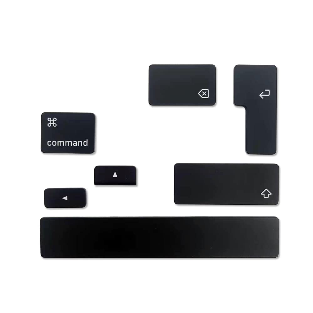Tasti Di Ricambio QWERTZ Per MacBook Pro/Air M2 M3 M4 13-16" (2021-2025) | Set Completo Keycap Con Leva Di Rimozione | Colore Nero