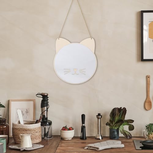 Miroir original chat en bois déco murale idéale pour cadeau de naissance - 6