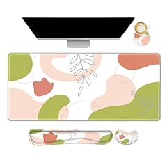 Abstract Green Pink Art