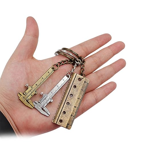 Calibrador Vernier de Bolsillo 3 Piezas Mini Metal miniatura 5