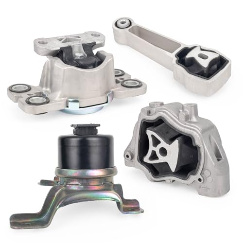 ENA Engine Motor and Trans Mount for A4070 A4099 A4098 A4071 Set of 4 Compatible with Volvo 2011-2016 S60 2008-2015 S80 XC70 2015 2016 V60 XC60 2008-2010 V70 Replacement for 9906 10001 10035 9907