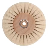 Gadpiparty Cepillo de Núcleo de Madera para Pulido y Limpieza Rueda de Cepillo Reutilizable para Eliminar Piedra y Ranuras Accesorio para Taladro Doméstico