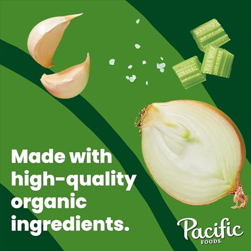 Image of Pacific Foods Organic Beef Bone Broth, 32 oz Carton (Pack of 4)