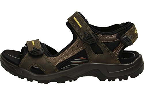 Image of ECCO Men's Yucatan Sandal,Tarmac /Moon Rock,47 M EU (US Men's 13-13.5 M)