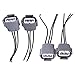 4PCS Ignition Coil Wiring Harness Connectors Fit for Nissan Altima Sentra Infiniti Suzuki