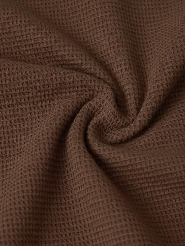 Image of The Souled Store Oversized Polo: Russet Men and Boys Short Sleeve Spread Collar Textured Cotton Blend Everyday Oversized Polos