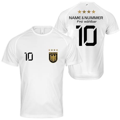 DE FANSHOP Original Personalisiertes Fußball Triko Deutschland Fussball...