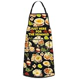JNIAP Hummus Kitchen Apron Humus Lover Gift Lebanon Food Apron Middle Eastern Food Apron Arabic Cuisine Apron (JUST HERE ap)