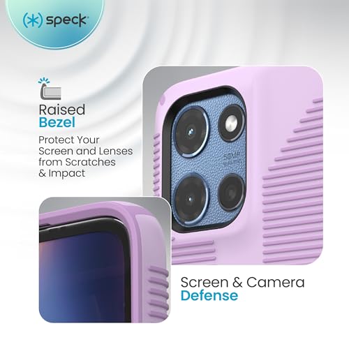 Coque Speck Motorola antichoc violet phlox et iris anti-rayures durable