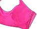 ohlyah Women's Zipper Front Closure Sports Bra Racerback Yoga Bras 3 Pack L