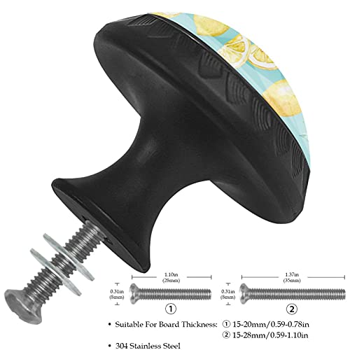 Boutons de tiroir citron pour relooker une commode usée facilement - 4