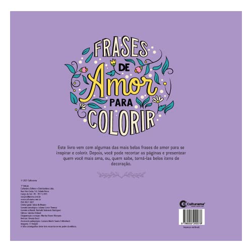 Frases de Amor para Colorir