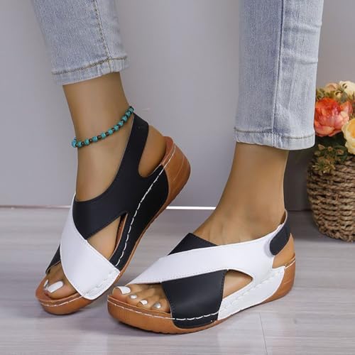 Women's Ultra Comfortable Slope Heel Orthopaedic Sandals,Orthopedic Arch Support Sandals,Summer Walking Wedges2