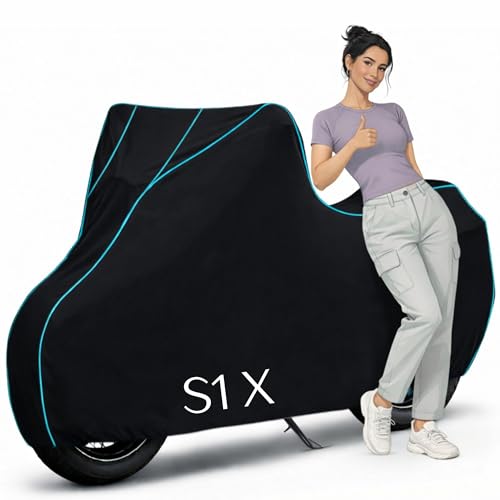 Image of PUBAMALL No1 Classic 100% Water Resistance S1 X Bike Cover | Taffeta Body Cover for Rain & Sun | UV Protection, Dustproof, Scratch Resistant, Windproof, Heat Resistant, Vehicle Specific Fit