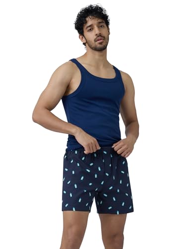 Image of XYXX Men's Remix Regular Fit Cotton Printed Boxer with Dual Pocket & No Marks Waistband (Pack of 2)