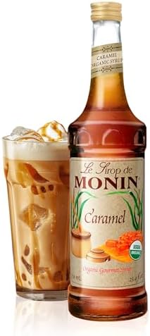 Monin Organic Syrup Caramel - Single Bottle