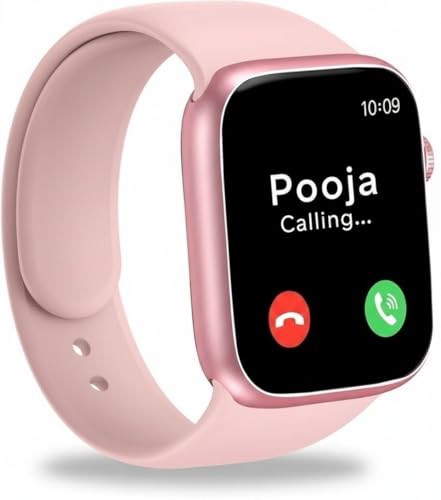 UAETECH SmartWatch For Men Women and Kids Fitness tracker Workout Tracker Smart Wristband Fitness monitoring Device Smart Health Tracker Wristbands with Charging Cable (Pink)