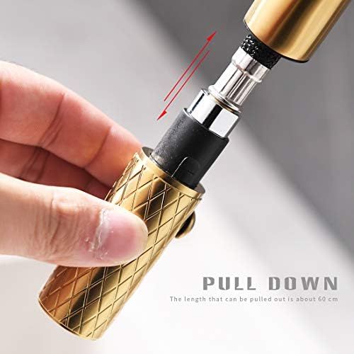QD Kitchen Tap Gold Mixer Tap for Kitchen Sink
