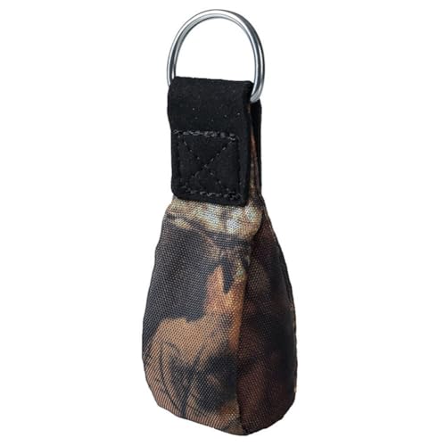 tddouck Throw Weight Bag Safety Rope Throwing Bag Outdoor Sports Arborist Tree Rock Climbing Spelunking Stainless Steel Throwing Bag CamouflageBag