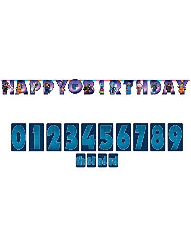 Banner amscan de 10.5 pieds pour décoration de fête et d'anniversaire