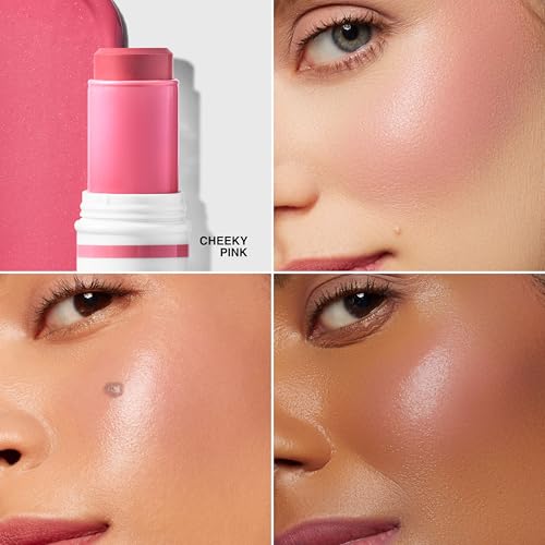 Bobbi Brown Skin Enhancer Cheek Sticks | Glowy Blush, Bronzer & Highlighter Multi-Stick for 24-Hour Moisture & 8-Hour Wear, 0.28 Ounce, Cheeky Pink - Thumbnail 2