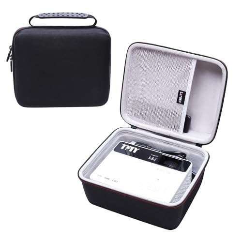 Image of LTGEM Projector Case Compatible with TMY Mini Upgraded Projector, 9 in L x 7.8 in W x 7 in H, 0.87 pounds