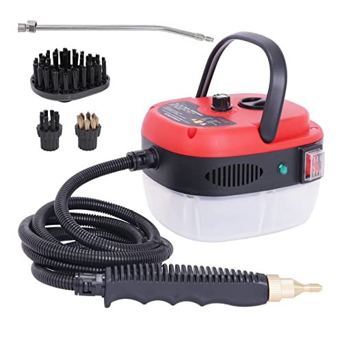 wzfdm Limpiador de Vapor de Alta presión de 2500 W, vaporizadores de Mano Multiusos, máquina de Limpieza de Vapor portátil, Herramienta de Vapor Potente,Red