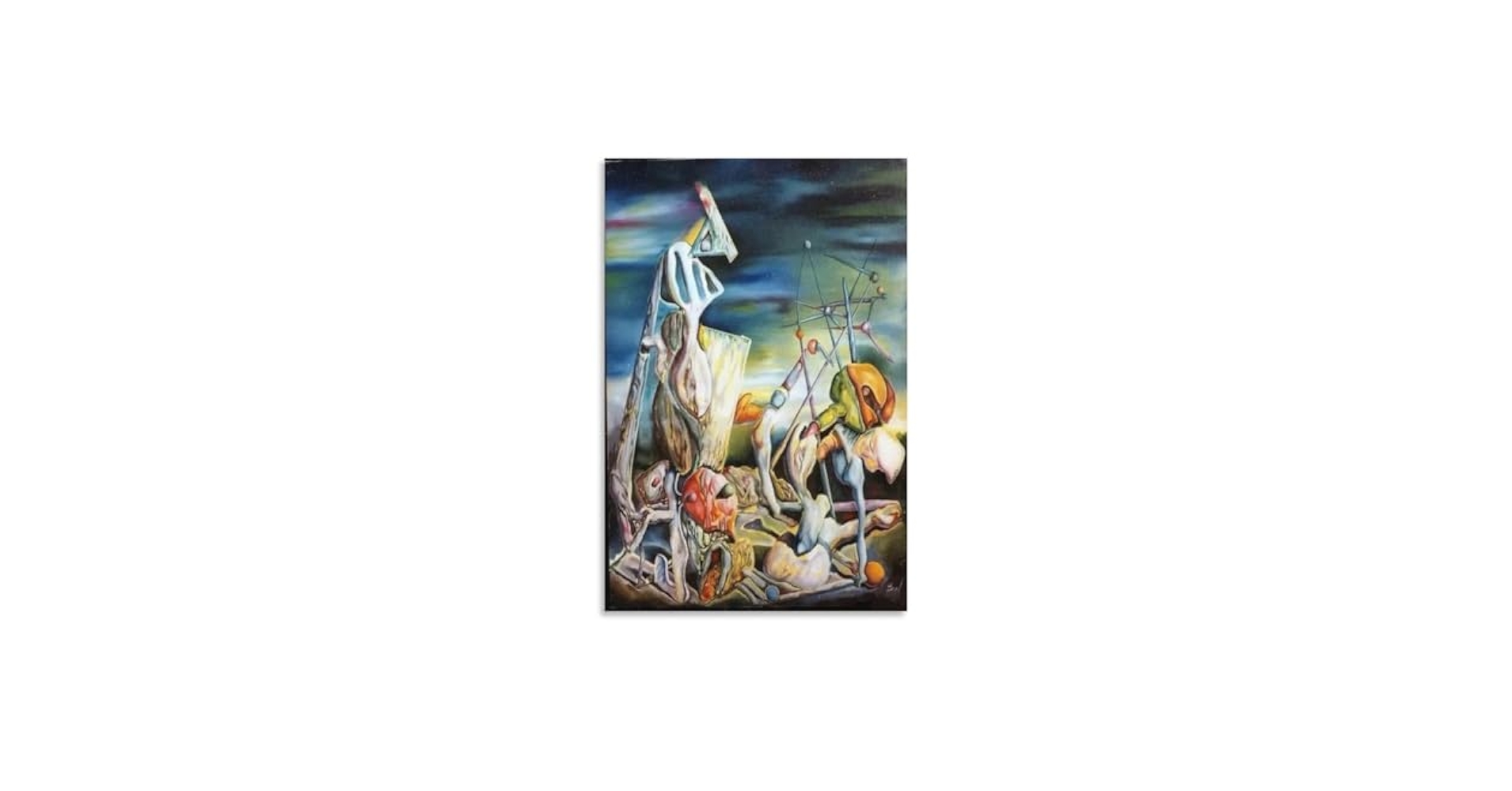 Amazon.com: Yves Tanguy Surrealism Poster (10) Wall Art