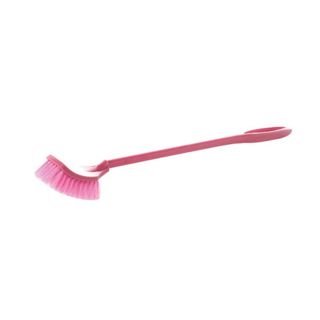 Brosse WC pour salle de bain rose compacte idéale nettoyage sans angle mort